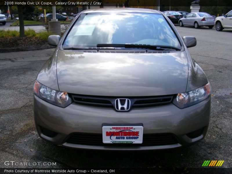 Galaxy Gray Metallic / Gray 2008 Honda Civic LX Coupe