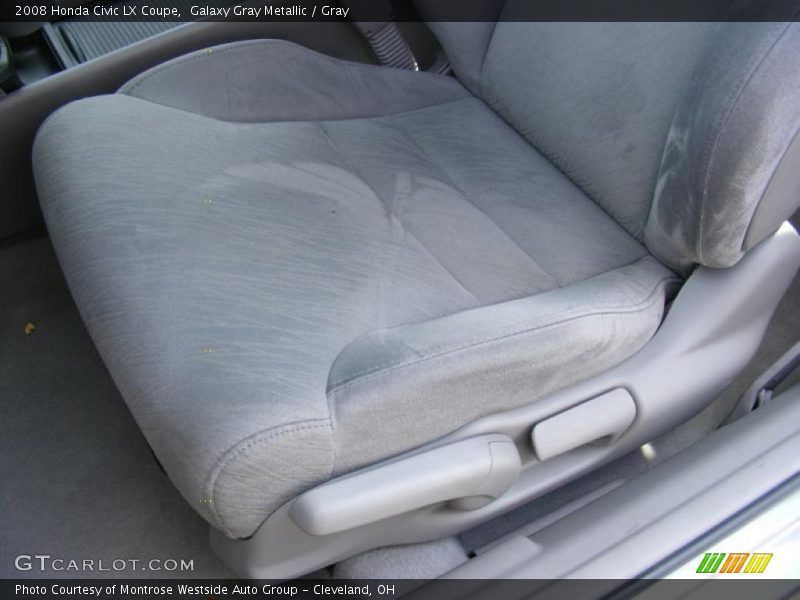 Galaxy Gray Metallic / Gray 2008 Honda Civic LX Coupe