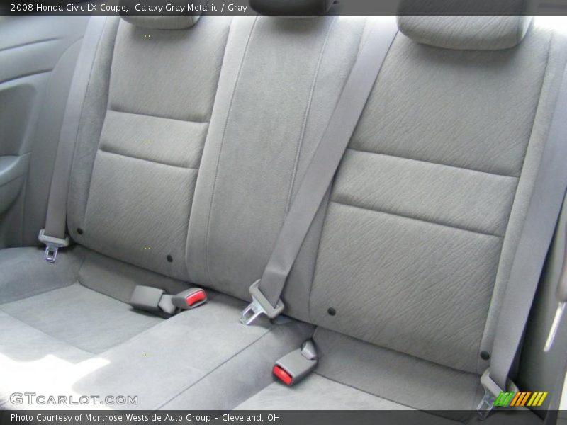 Galaxy Gray Metallic / Gray 2008 Honda Civic LX Coupe