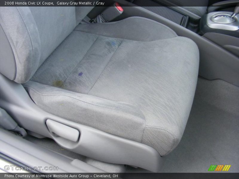 Galaxy Gray Metallic / Gray 2008 Honda Civic LX Coupe