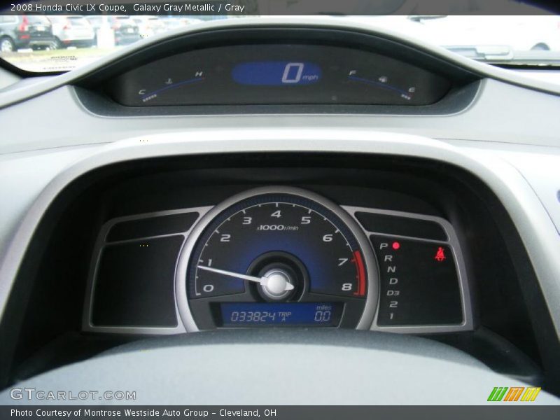 Galaxy Gray Metallic / Gray 2008 Honda Civic LX Coupe