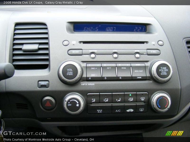 Galaxy Gray Metallic / Gray 2008 Honda Civic LX Coupe