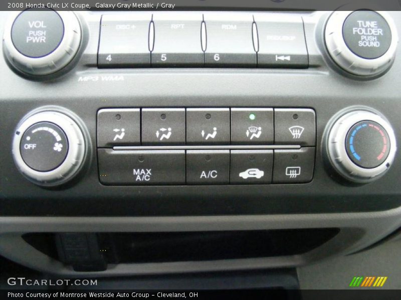 Galaxy Gray Metallic / Gray 2008 Honda Civic LX Coupe