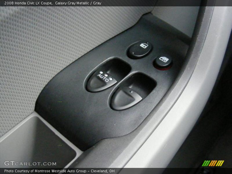 Galaxy Gray Metallic / Gray 2008 Honda Civic LX Coupe