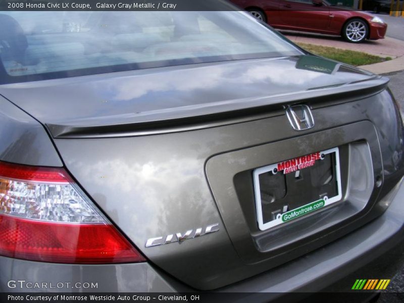 Galaxy Gray Metallic / Gray 2008 Honda Civic LX Coupe