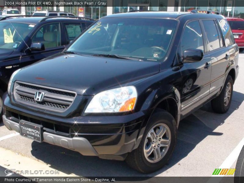 Nighthawk Black Pearl / Gray 2004 Honda Pilot EX 4WD