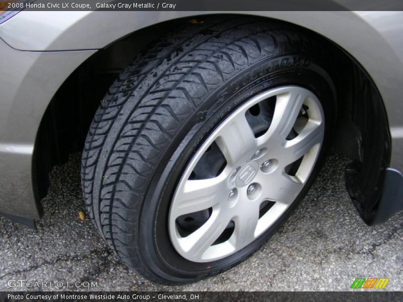 Galaxy Gray Metallic / Gray 2008 Honda Civic LX Coupe