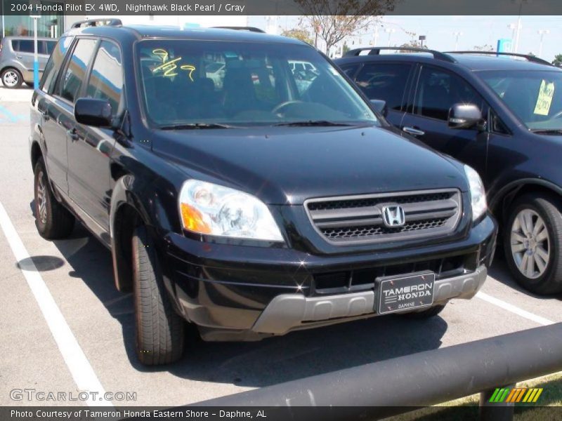 Nighthawk Black Pearl / Gray 2004 Honda Pilot EX 4WD