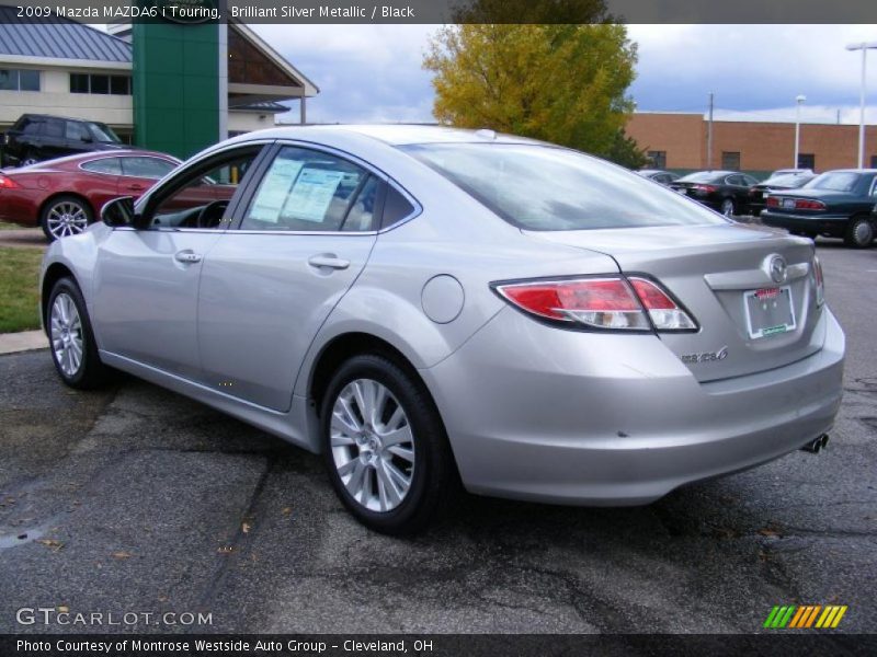 Brilliant Silver Metallic / Black 2009 Mazda MAZDA6 i Touring