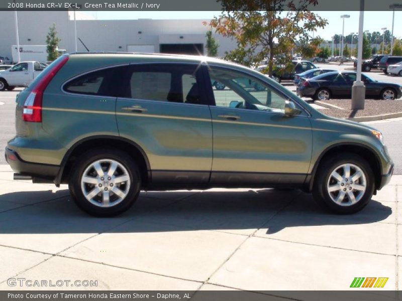 Green Tea Metallic / Ivory 2008 Honda CR-V EX-L