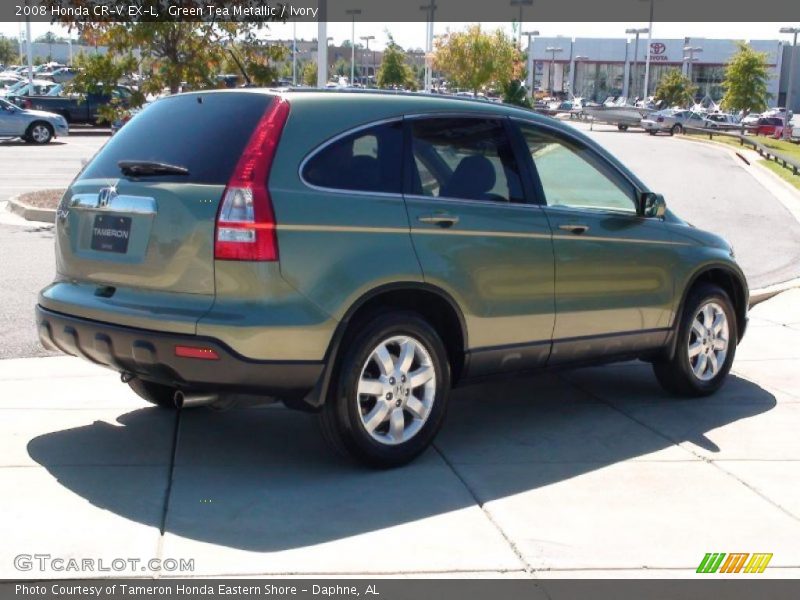 Green Tea Metallic / Ivory 2008 Honda CR-V EX-L