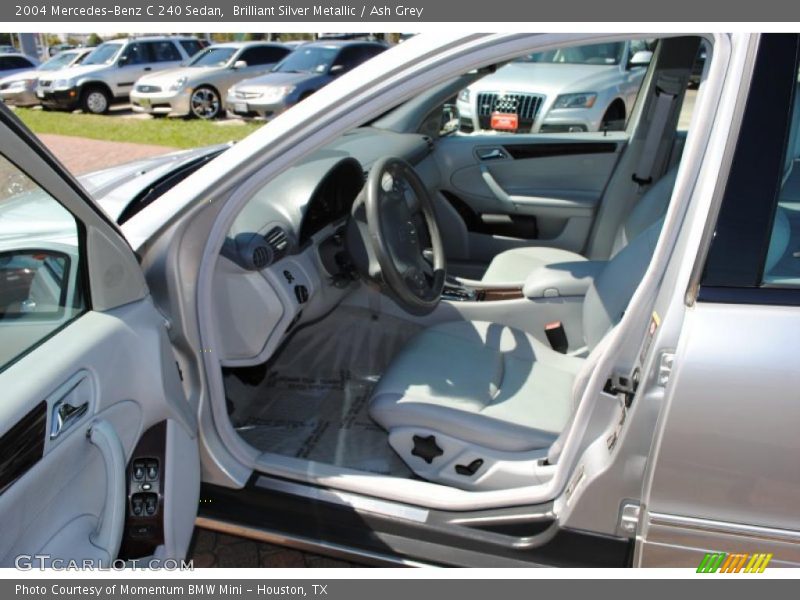Brilliant Silver Metallic / Ash Grey 2004 Mercedes-Benz C 240 Sedan