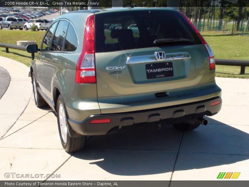 Green Tea Metallic / Ivory 2008 Honda CR-V EX-L