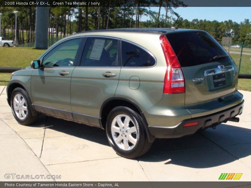 Green Tea Metallic / Ivory 2008 Honda CR-V EX-L