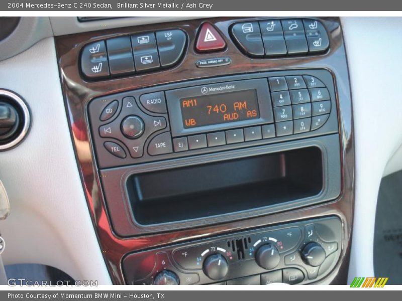 Brilliant Silver Metallic / Ash Grey 2004 Mercedes-Benz C 240 Sedan