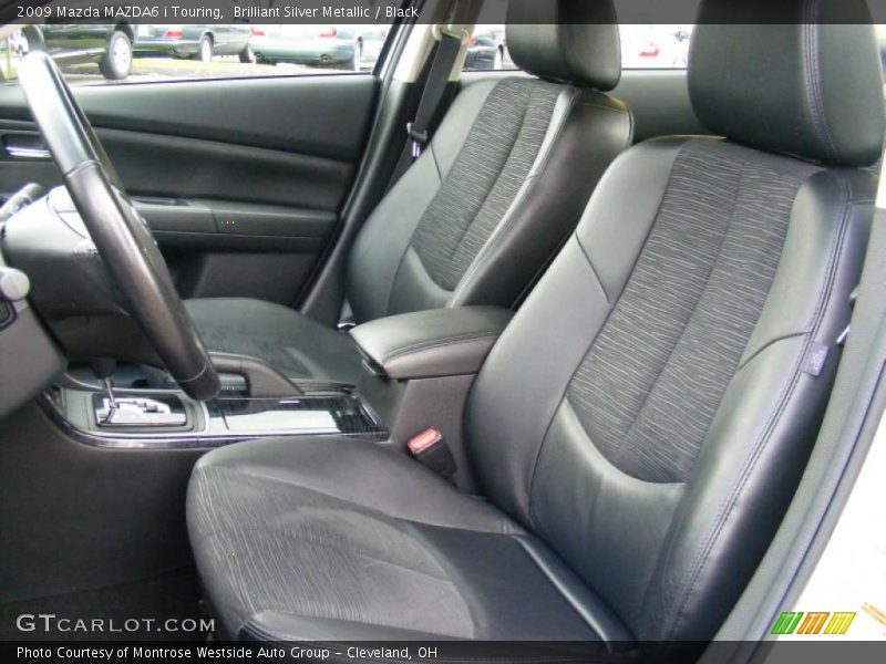 Brilliant Silver Metallic / Black 2009 Mazda MAZDA6 i Touring