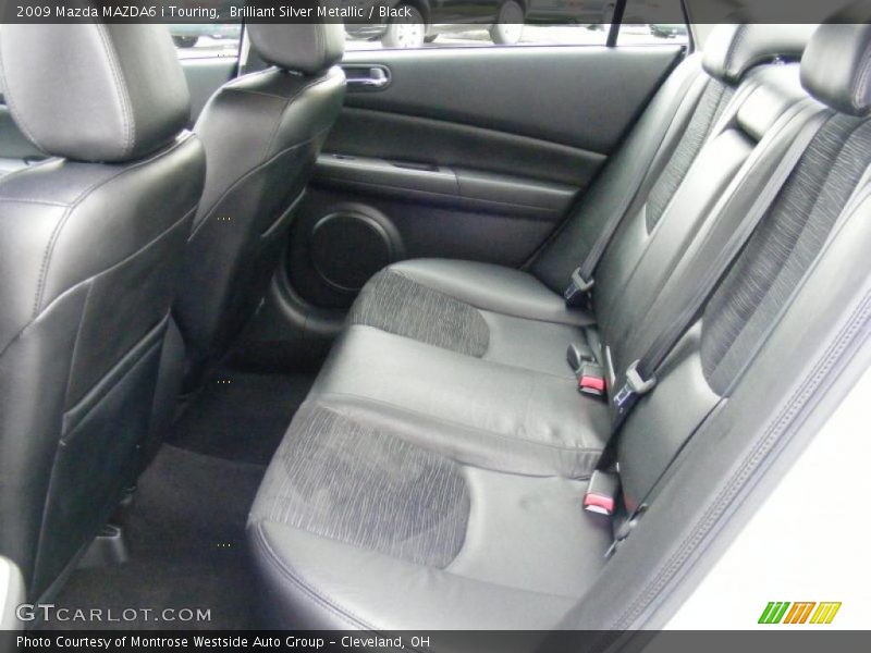 Brilliant Silver Metallic / Black 2009 Mazda MAZDA6 i Touring