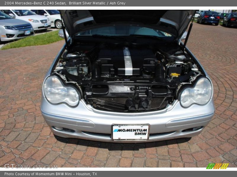 Brilliant Silver Metallic / Ash Grey 2004 Mercedes-Benz C 240 Sedan