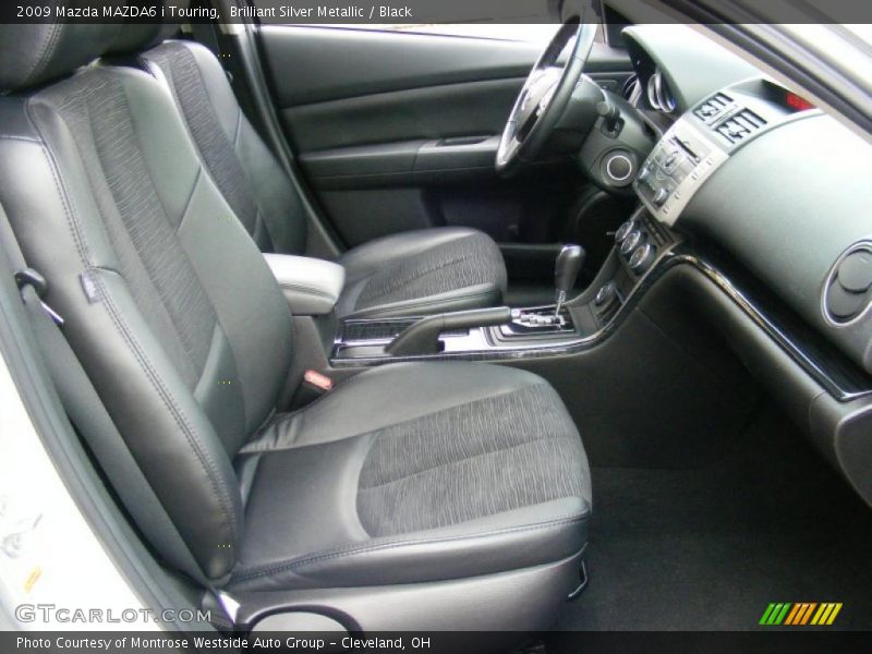 Brilliant Silver Metallic / Black 2009 Mazda MAZDA6 i Touring