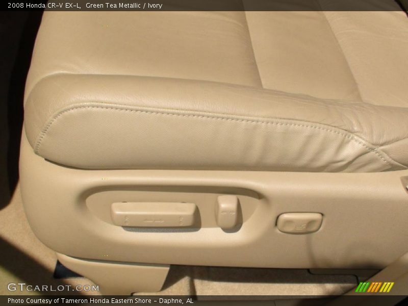 Green Tea Metallic / Ivory 2008 Honda CR-V EX-L