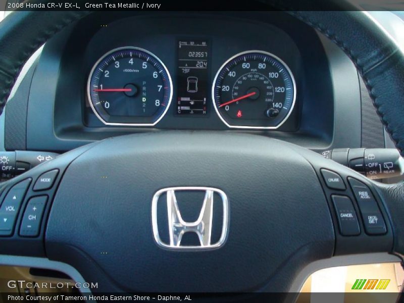Green Tea Metallic / Ivory 2008 Honda CR-V EX-L