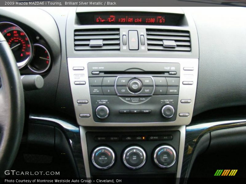 Brilliant Silver Metallic / Black 2009 Mazda MAZDA6 i Touring