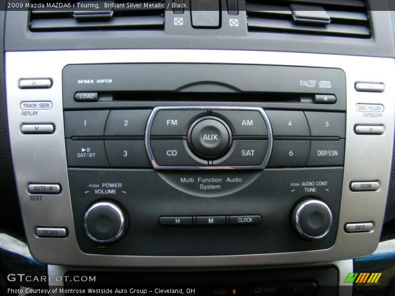 Brilliant Silver Metallic / Black 2009 Mazda MAZDA6 i Touring