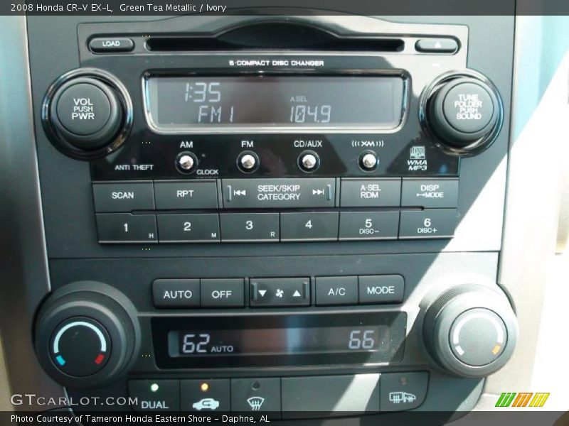 Green Tea Metallic / Ivory 2008 Honda CR-V EX-L
