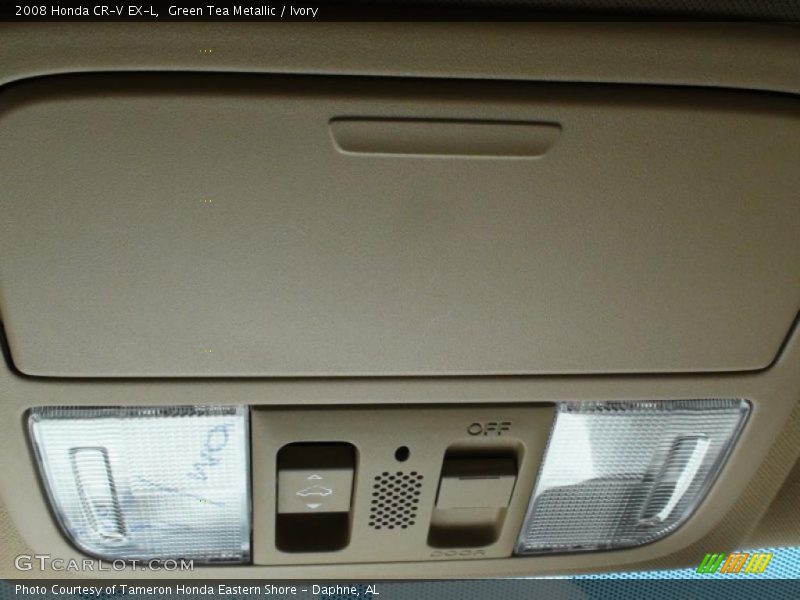 Green Tea Metallic / Ivory 2008 Honda CR-V EX-L