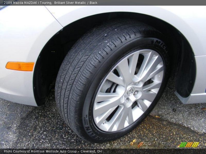 Brilliant Silver Metallic / Black 2009 Mazda MAZDA6 i Touring