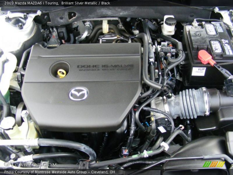 Brilliant Silver Metallic / Black 2009 Mazda MAZDA6 i Touring