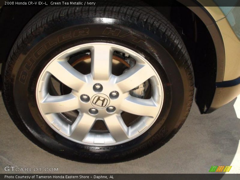 Green Tea Metallic / Ivory 2008 Honda CR-V EX-L
