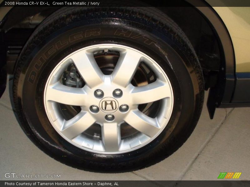 Green Tea Metallic / Ivory 2008 Honda CR-V EX-L