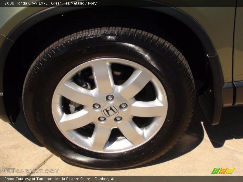 Green Tea Metallic / Ivory 2008 Honda CR-V EX-L