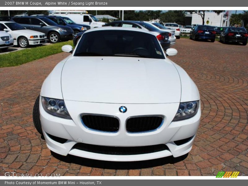 Alpine White / Sepang Light Bronze 2007 BMW M Coupe