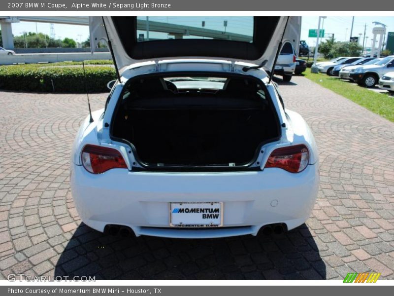Alpine White / Sepang Light Bronze 2007 BMW M Coupe