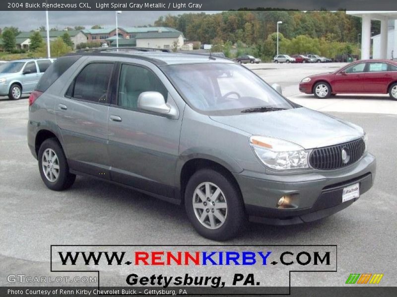 Light Spiral Gray Metallic / Light Gray 2004 Buick Rendezvous CXL