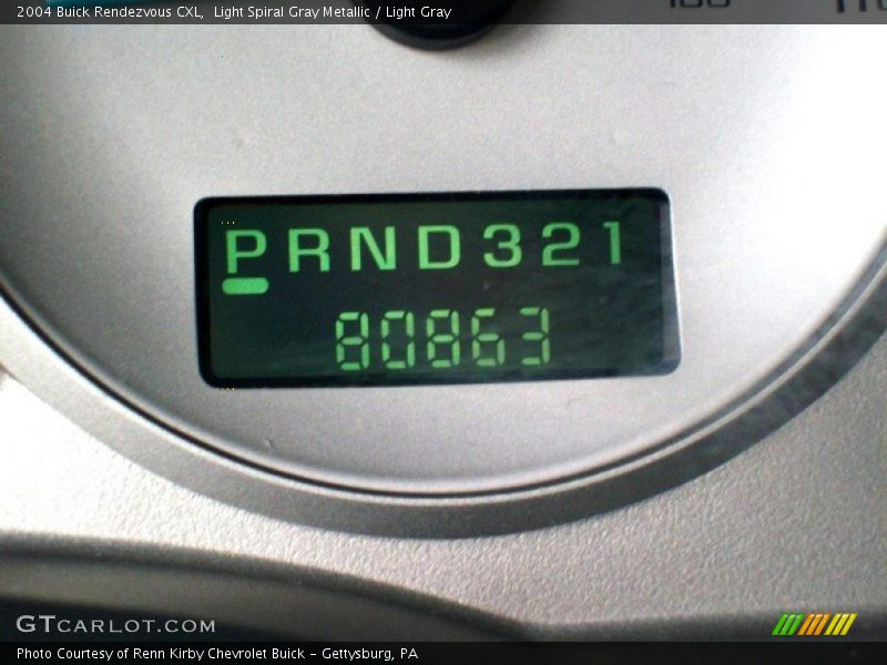 Light Spiral Gray Metallic / Light Gray 2004 Buick Rendezvous CXL