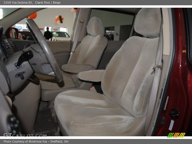 Claret Red / Beige 2006 Kia Sedona EX