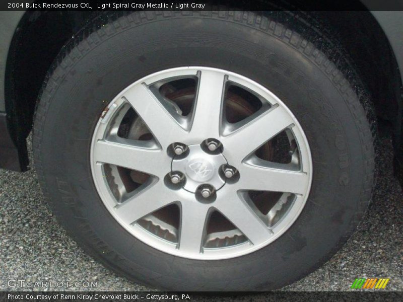 Light Spiral Gray Metallic / Light Gray 2004 Buick Rendezvous CXL
