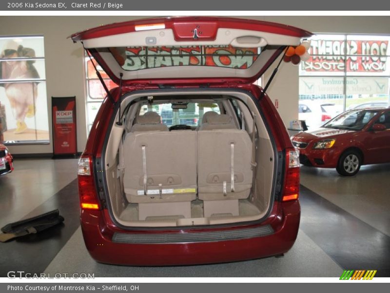 Claret Red / Beige 2006 Kia Sedona EX