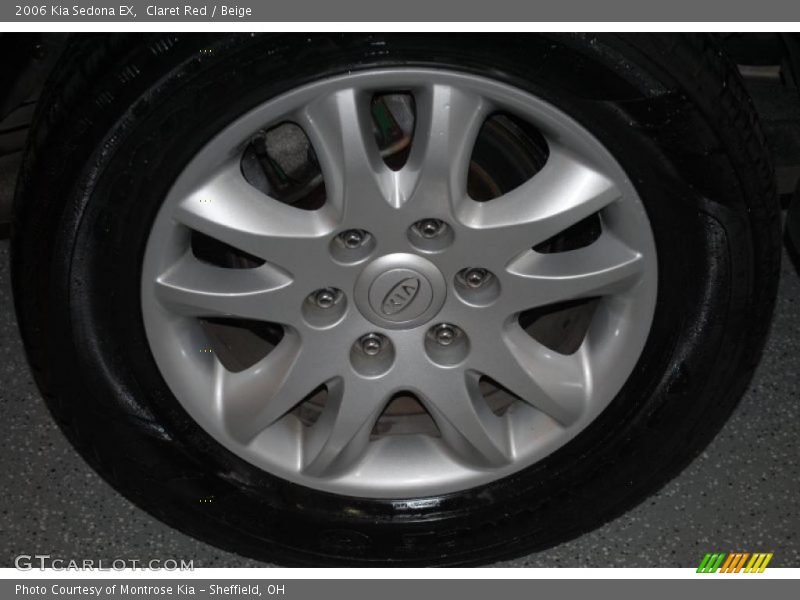 Claret Red / Beige 2006 Kia Sedona EX