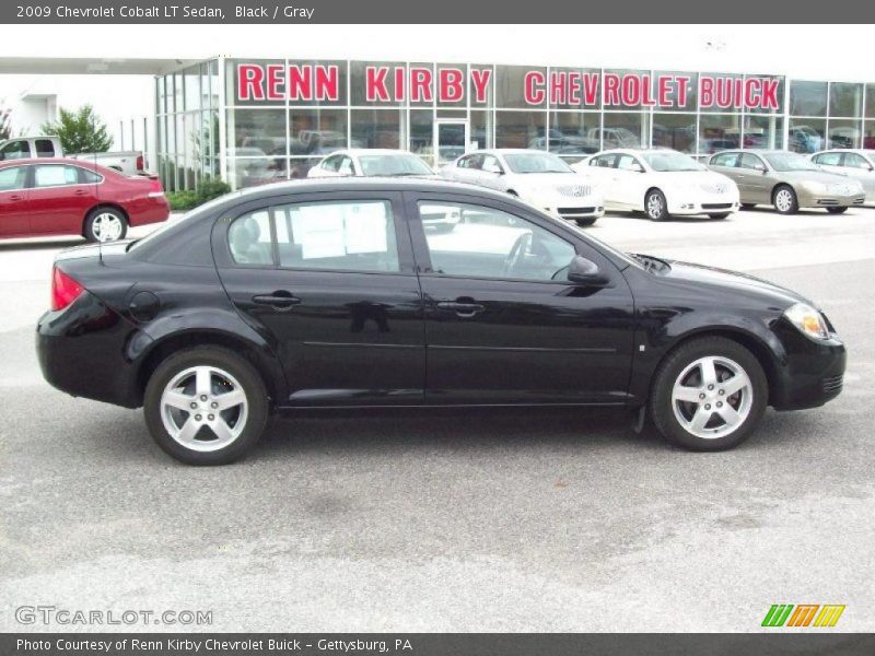 Black / Gray 2009 Chevrolet Cobalt LT Sedan