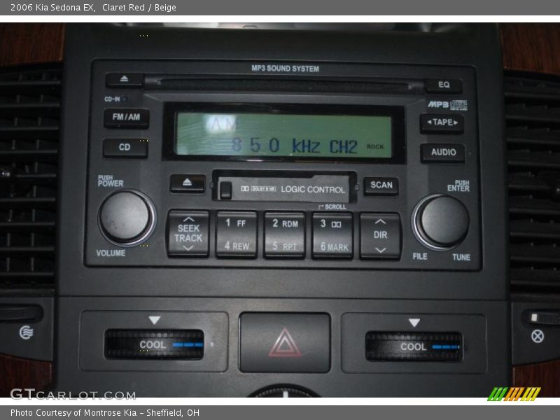 Claret Red / Beige 2006 Kia Sedona EX