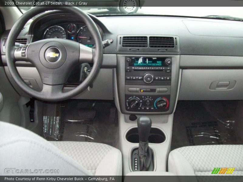 Black / Gray 2009 Chevrolet Cobalt LT Sedan