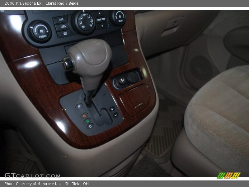 Claret Red / Beige 2006 Kia Sedona EX