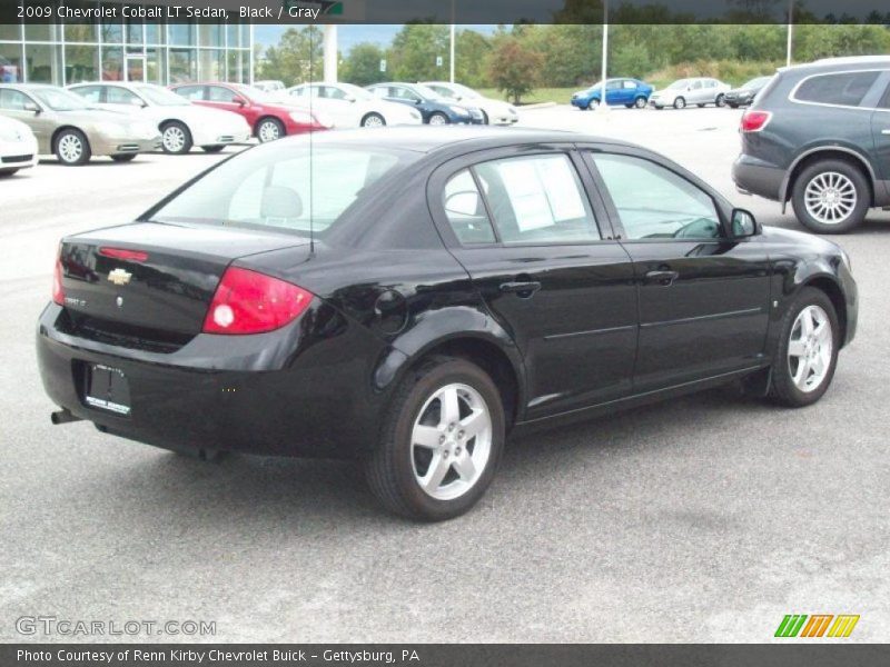 Black / Gray 2009 Chevrolet Cobalt LT Sedan