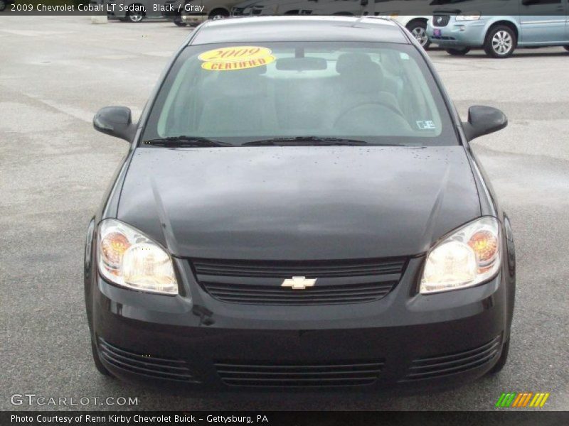 Black / Gray 2009 Chevrolet Cobalt LT Sedan