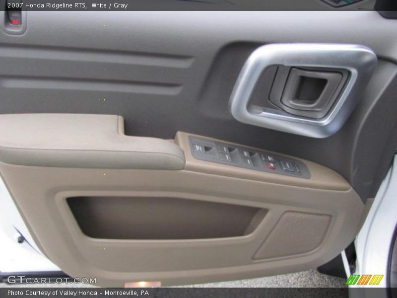 White / Gray 2007 Honda Ridgeline RTS