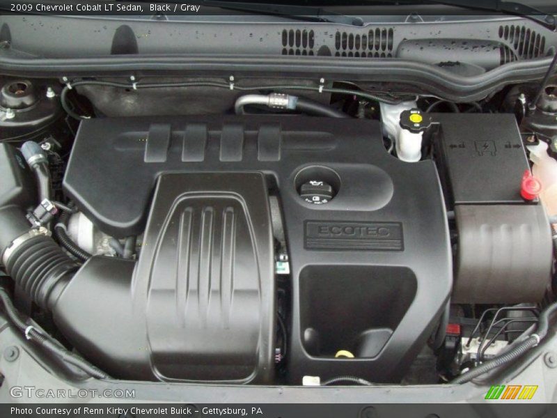 Black / Gray 2009 Chevrolet Cobalt LT Sedan
